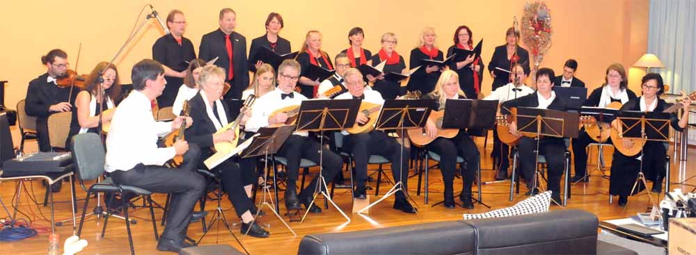 Mandolinenorchesters "Euphonia" & acapella Chor NoBorders, Waltershausen