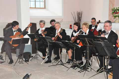 Mandolinenorchester "Euphonia" in der Stadtkirche Waltershausen