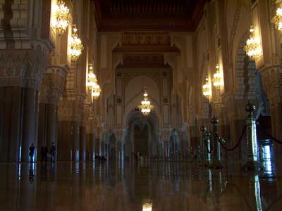 Casablanca - Moschee Hassan II - Gebetsraum