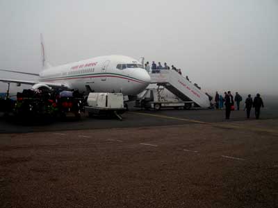 Flughafen "Mohamed V" (Matār Muhammad al-Khāmis ad-Dowalī - مطار محمد الخامس الدولي)