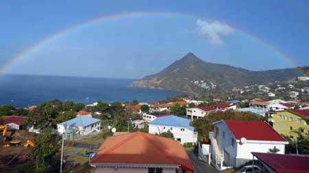 Regenbogen über Petite Anse d'Arlet / Anses d'Arlets