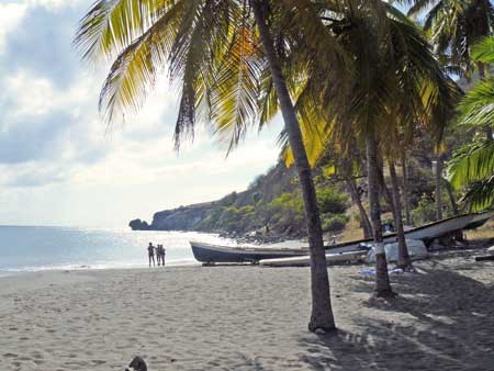 Strand von Martinique