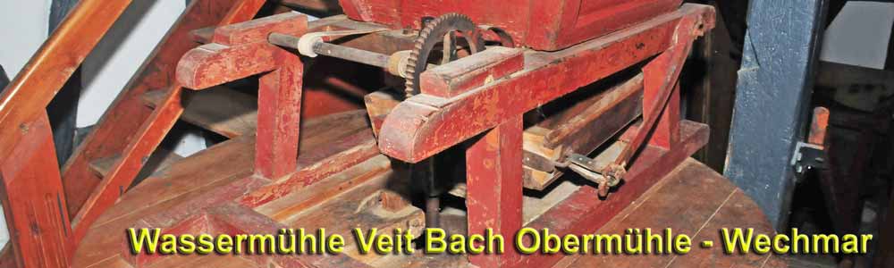 Wassermühle Veit Bach Obermühle im Bachstammort Wechmar