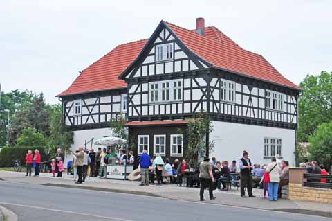 Wassermühle Veit Bach Obermühle im Bachstammort Wechmar