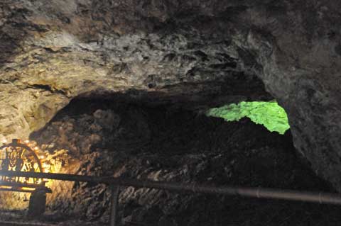 Ausgangsstollen Marienglashöhle Friedrichroda Ausgangsstollen Marienglashöhle Friedrichroda