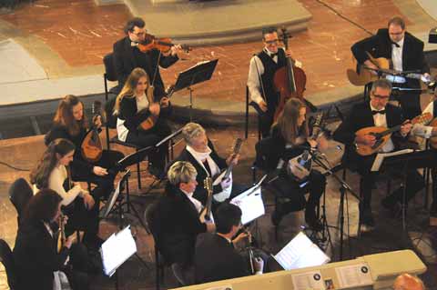 Mandolinenorchester "Euphonia" in der Stadtkirche Waltershausen