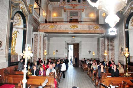 Schlosskapelle Schönbrunn Wien mit Mandolinenorchester Euphonia