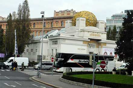 Secession - Ausstellungsgebäude für zeitgenössische Kunst im Secessionsstils (Jugendstil) - Wien